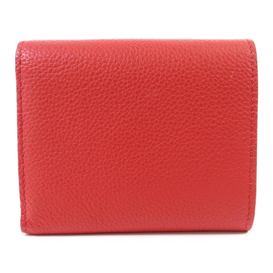 LOUIS VUITTON Monogram Double V Compact Wallet金扣錢包-1