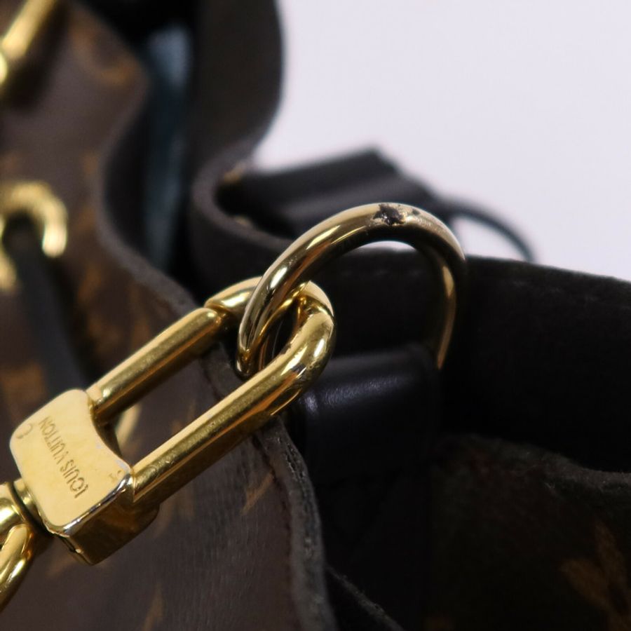 LOUIS VUITTON Monogram Neo Noe MM金扣肩背袋-9