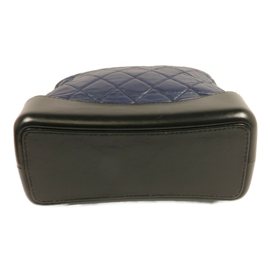 CHANEL 牛皮皮革Gabrielle Backpack銀扣背包-3