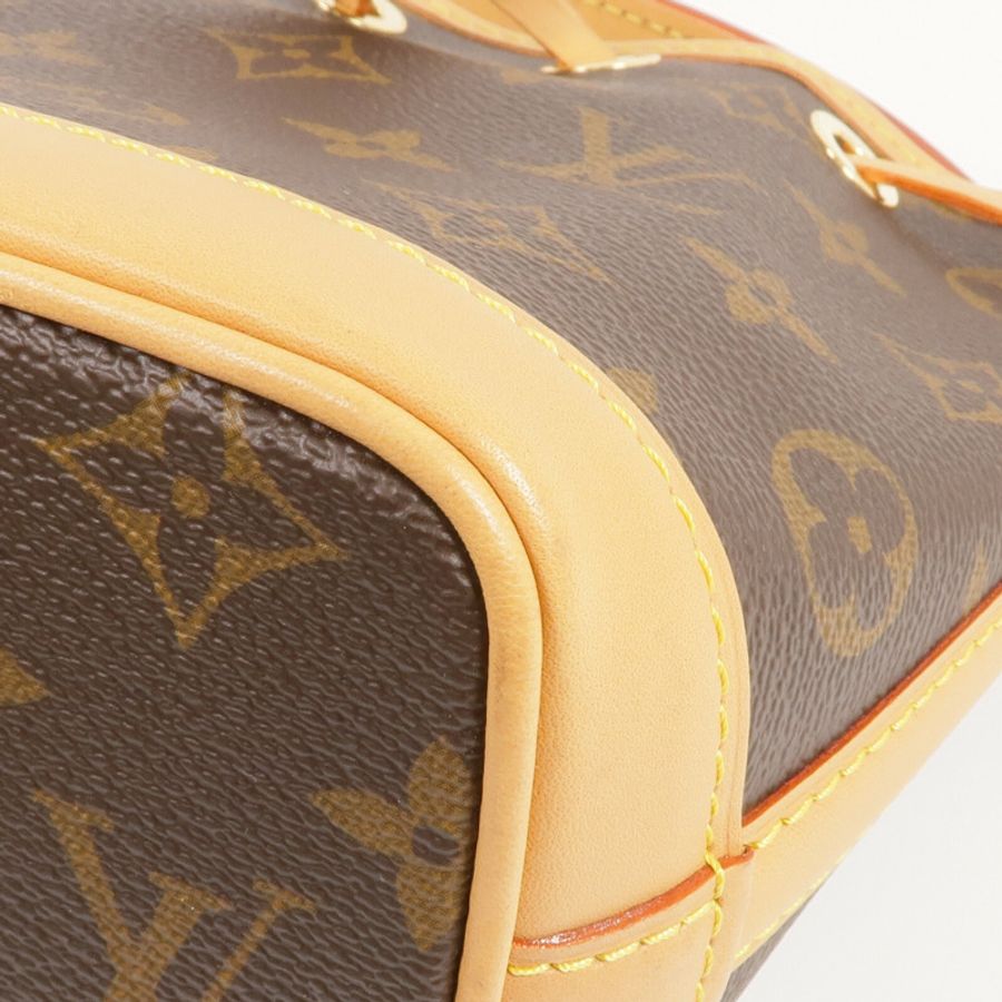 LOUIS VUITTON Monogram Nano Noe金扣手挽肩背兩用袋-5