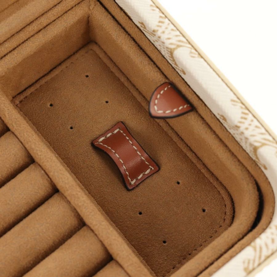 【日本直送】CELINE Triomphe 帆布大號珠寶盒 PVC 白色 4M0382DIU 正品 154934SM-23