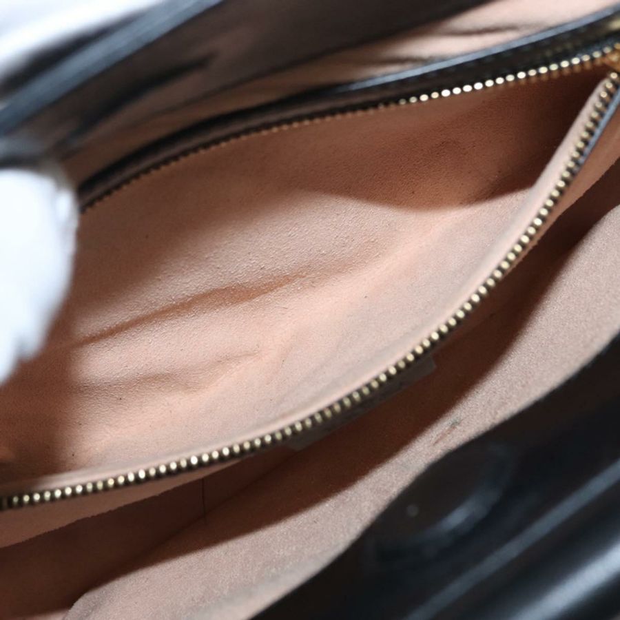 【日本直送】GUCCI Bamboo Sherry Line Nim Fair 皮革雙肩包 黑色 459076 正品 ar13801-25