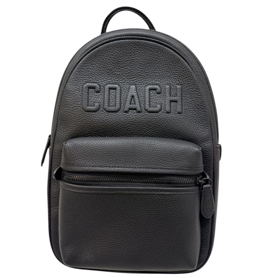 全新 Coach 蔻馳 荔枝牛皮革 大尺寸經典 側背包 肩背包-0