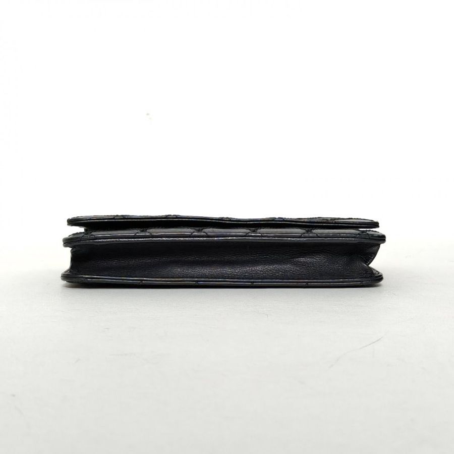 CHANEL CFWOC19黑色牛皮19開銀扣肩背包-4