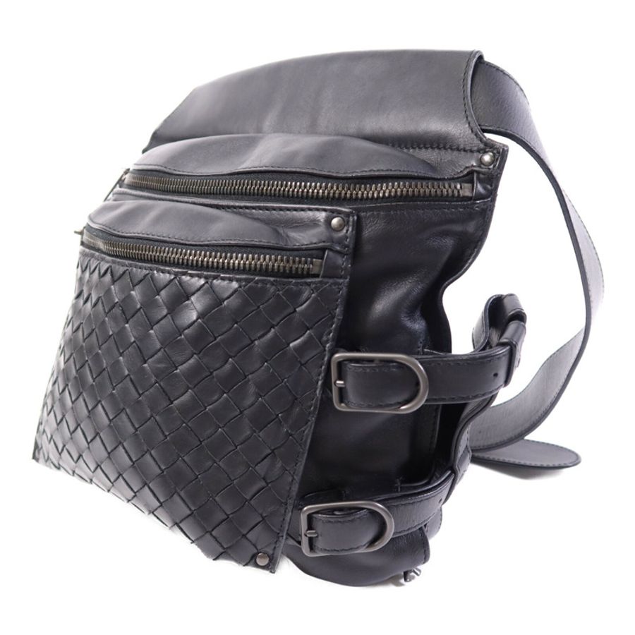 BOTTEGA VENETA 皮革Intrecciato Waist Bag腰包-2