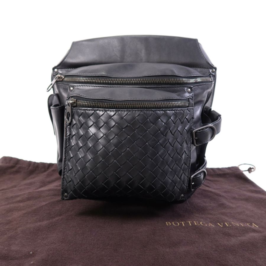 BOTTEGA VENETA 皮革Intrecciato Waist Bag腰包-7