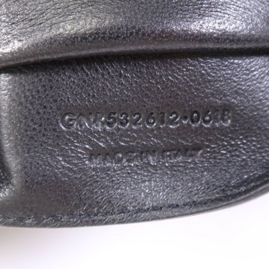 YVES SAINT LAURENT 羊皮皮革Vicky金扣鏈帶肩背袋-6