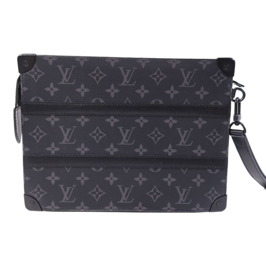 LOUIS VUITTON Monogram Eclipse Trunk Pochette手拿包-1