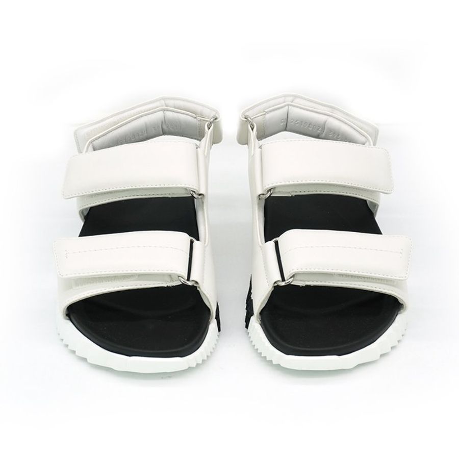 Hermes Junior Nappa皮革科技涼鞋(Blanc白)-1