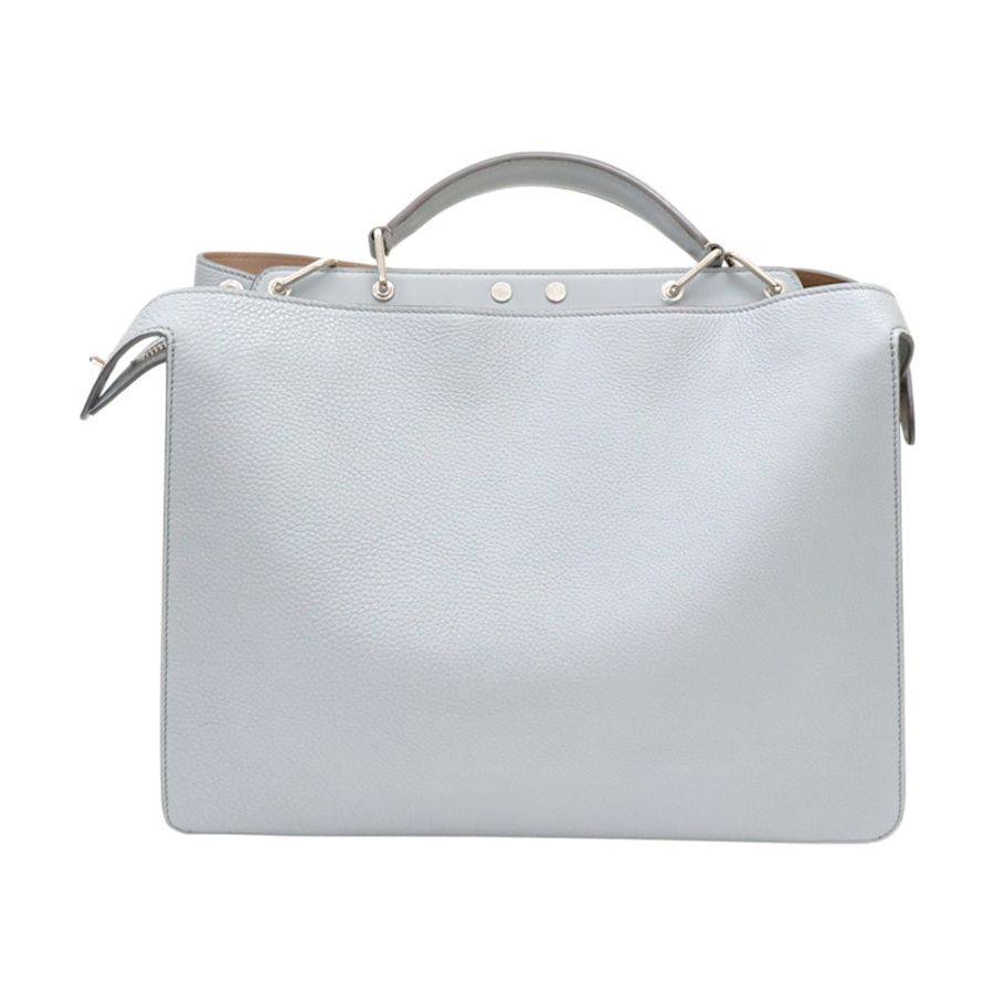 灰色牛皮 Peekaboo ISeeU Mioliu 兩用包【FENDI 芬迪】 7VA529-1