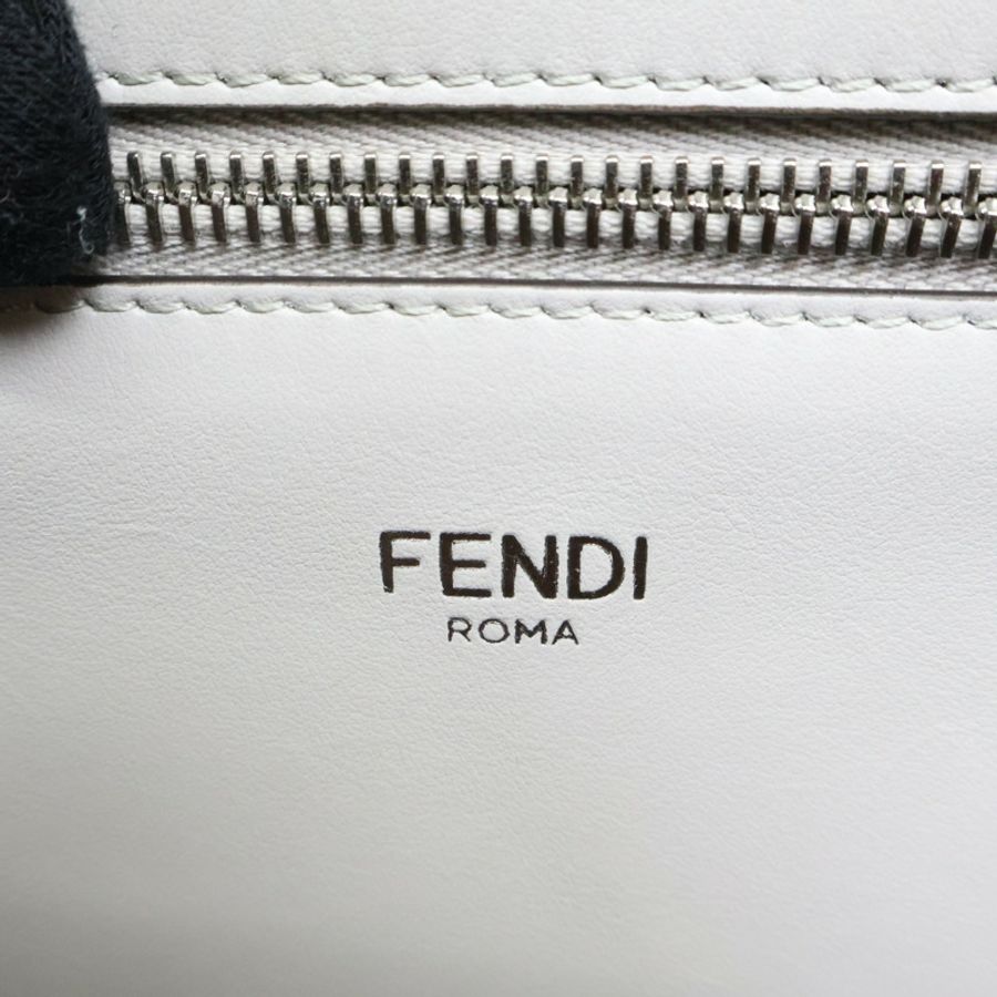 灰色牛皮 Peekaboo ISeeU Mioliu 兩用包【FENDI 芬迪】 7VA529-8