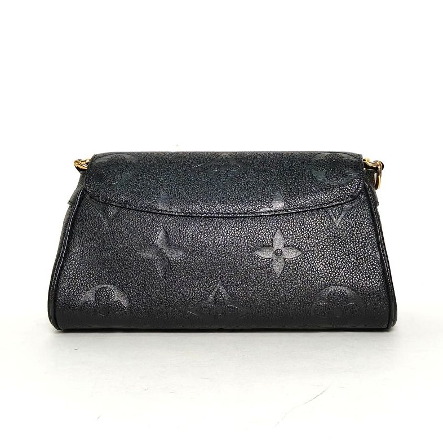 LOUIS VUITTON Favorite鏈條雲朵包黑色牛皮晶片肩背包-2