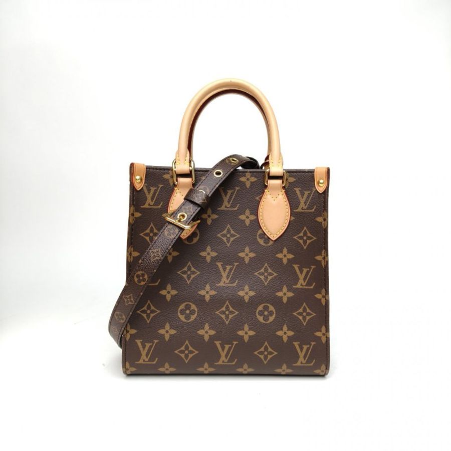 LOUIS VUITTON SACPLAT琴譜包BB21.5老花PVC晶片肩背包-0