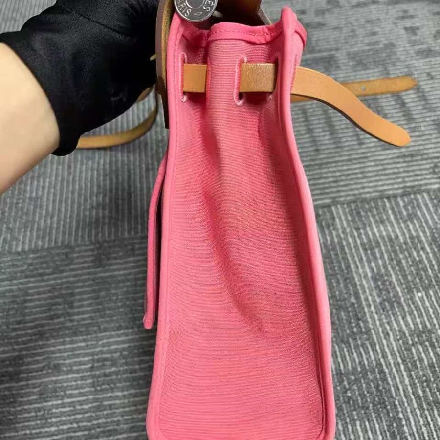 Hermes Herbag 31 新款粉色-7