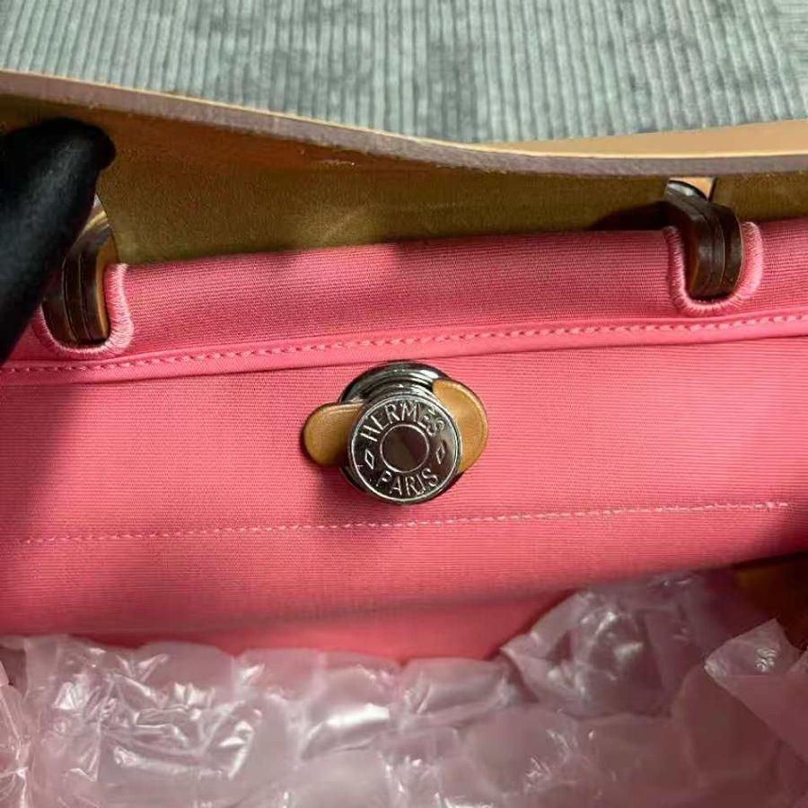Hermes Herbag 31 新款粉色-15