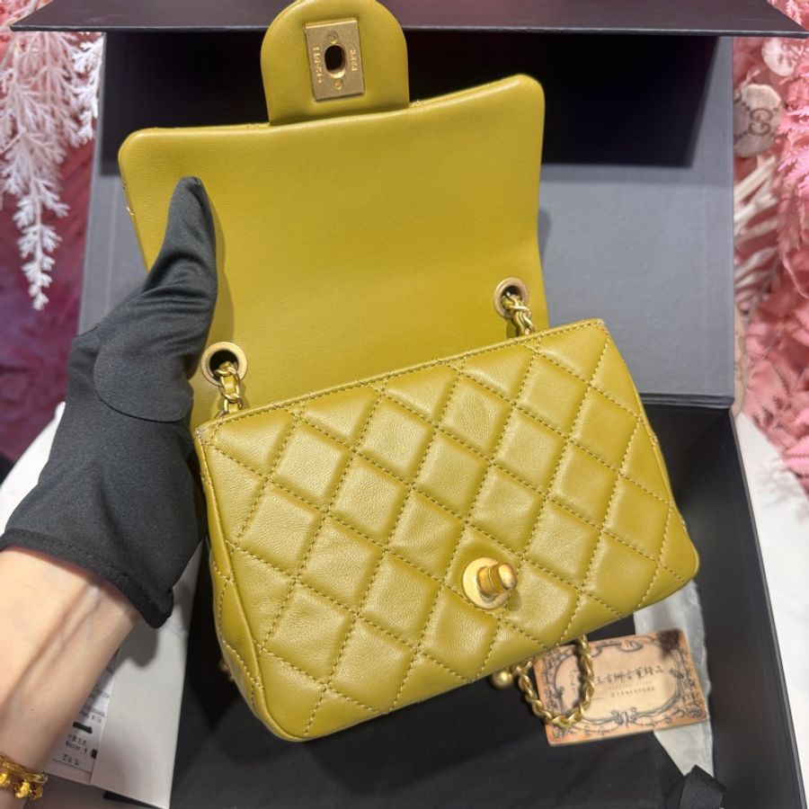 Chanel 抹茶/金球方胖子/王吉娜古董精品-7