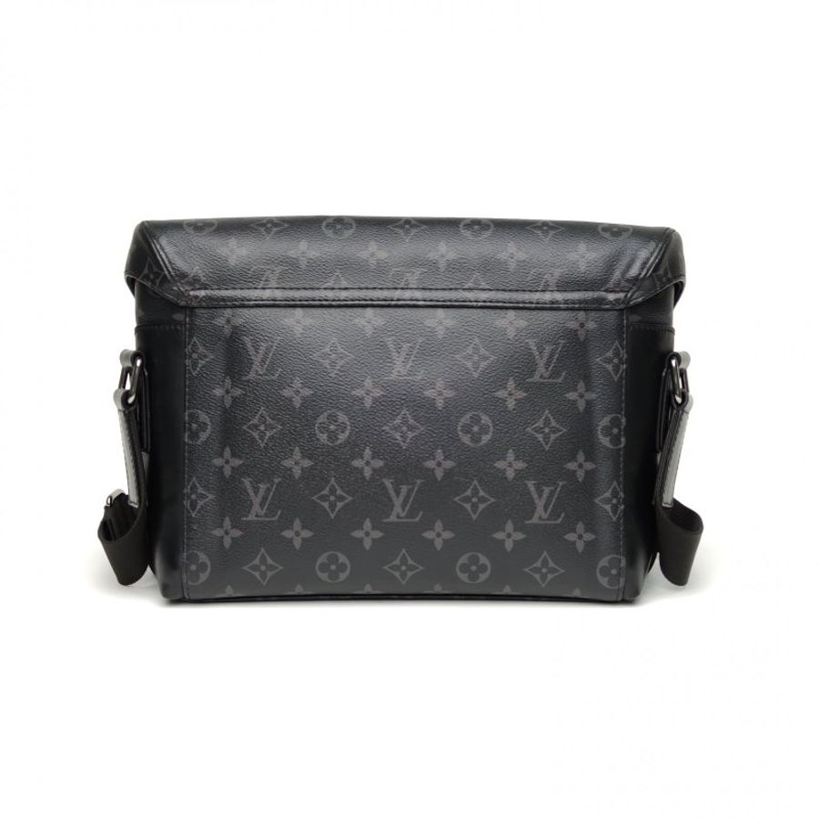 LOUIS VUITTON VOYAGER郵差包小號28黑色PVC2020肩背包-2