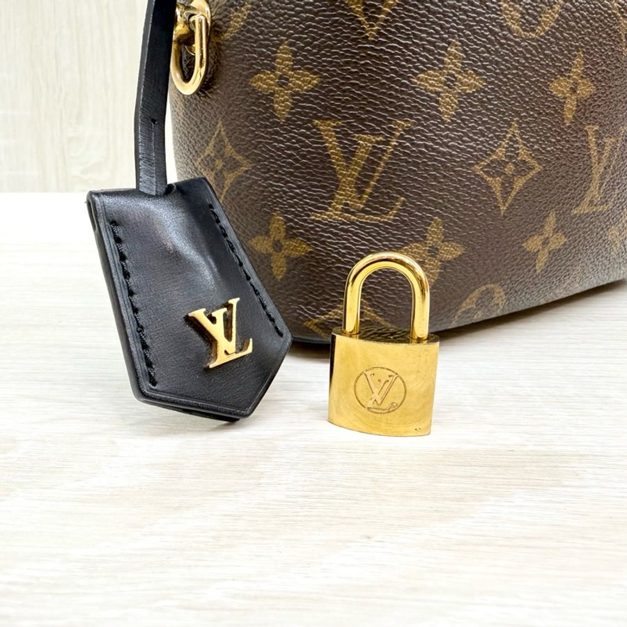LV雙色原花Vanity PM手提側背化妝箱包/M45165-8