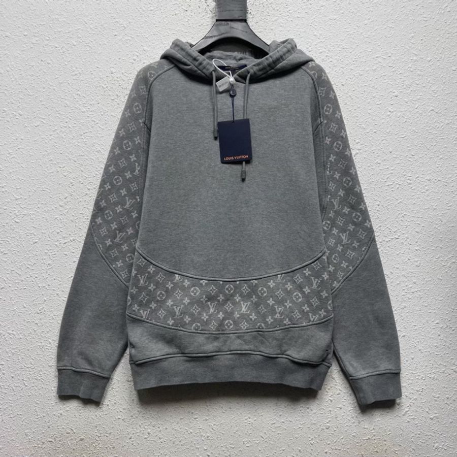 Louis Vuitton • 經典灰色老花衛衣有吊牌✔️-1