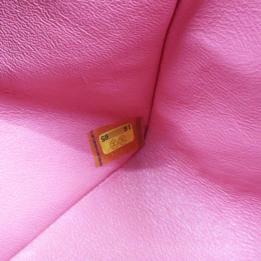 粉紅羊皮 Jumbo 30 肩背銀扣【CHANEL 香奈兒】 A58600-8
