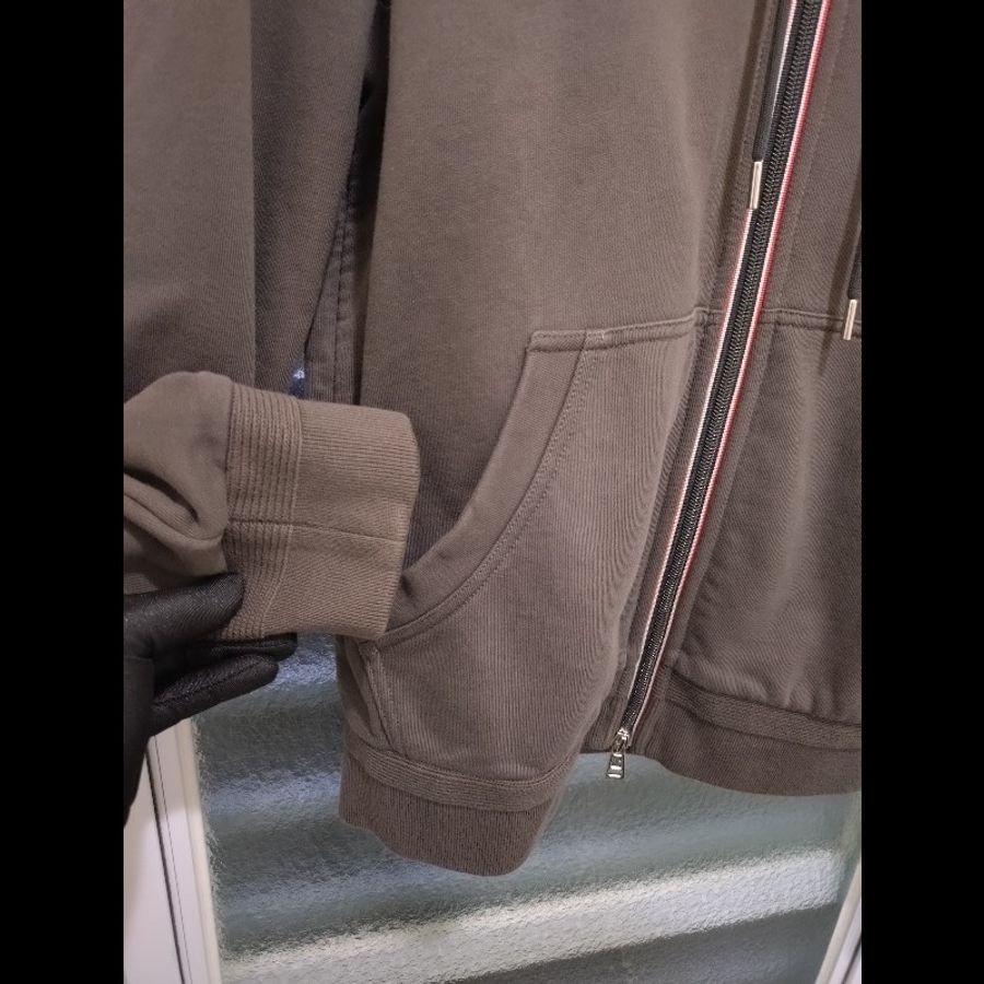 Moncler 灰色棉質男夾克-4