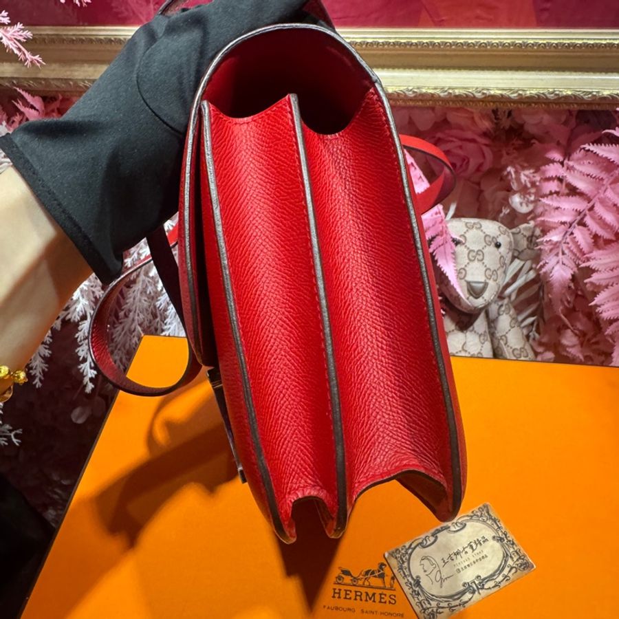 Hermes 康康包紅/王吉娜古董精品-5