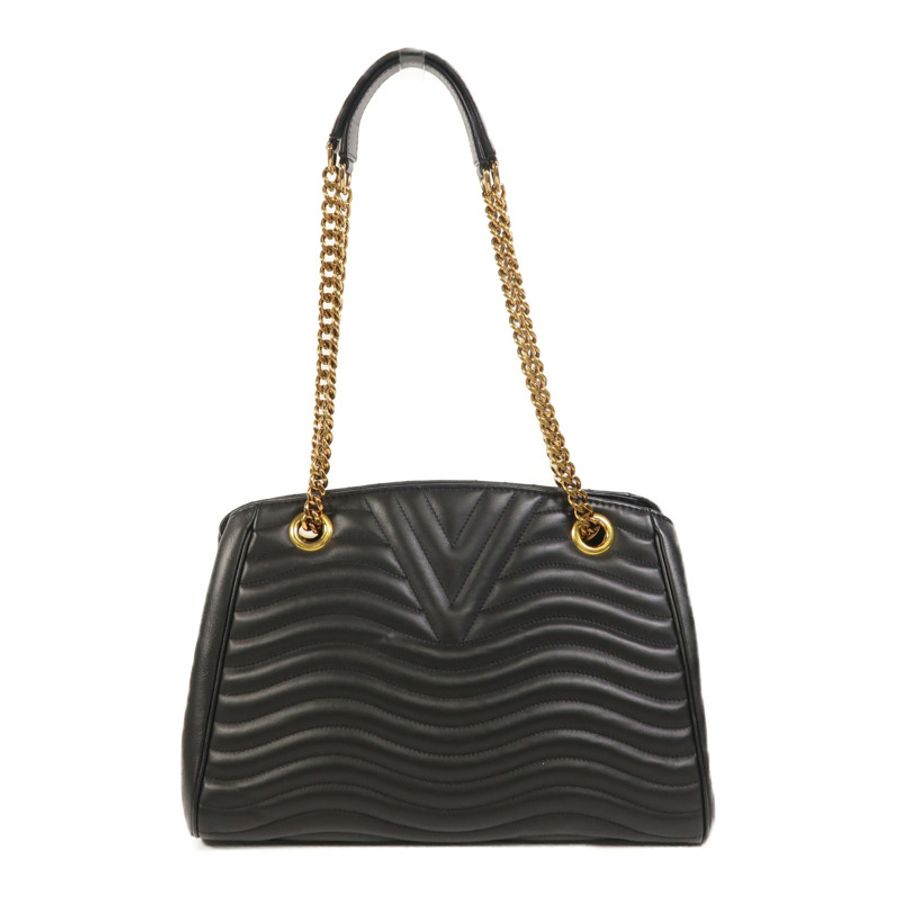 LOUIS VUITTON 牛皮皮革New Wave Chain Tote金扣鏈帶肩背袋-1