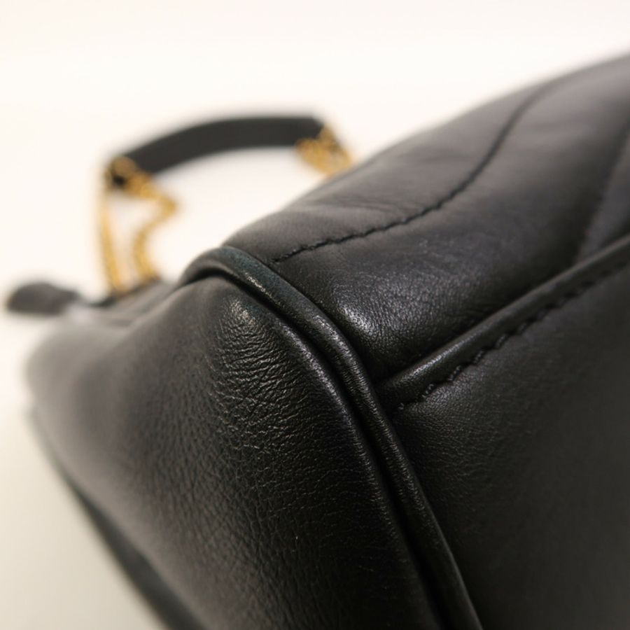 LOUIS VUITTON 牛皮皮革New Wave Chain Tote金扣鏈帶肩背袋-11