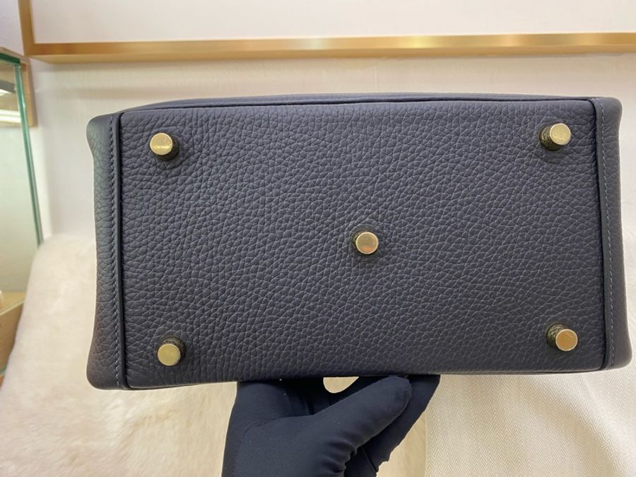 Lindy 26 caban黑藍色 金扣TC皮-5