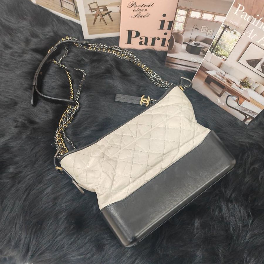 Chanel 流浪包 白金 中號 25開-4