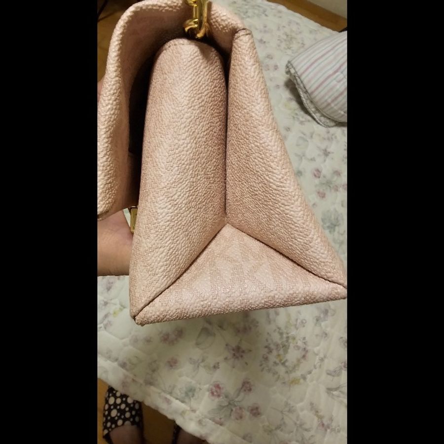 Mk滿版粉紅小廢包-7