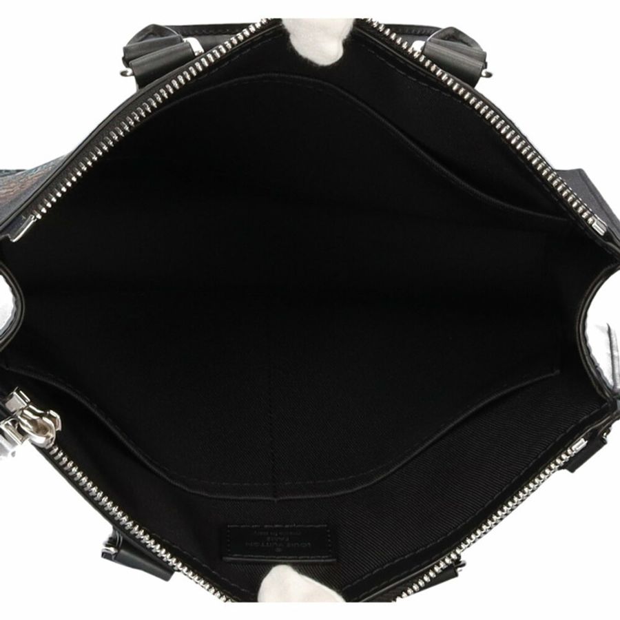 路易威登 Sac Plat Messenger 單肩斜背包,Damier Graphite 帆布材質,黑色,男女通用-6