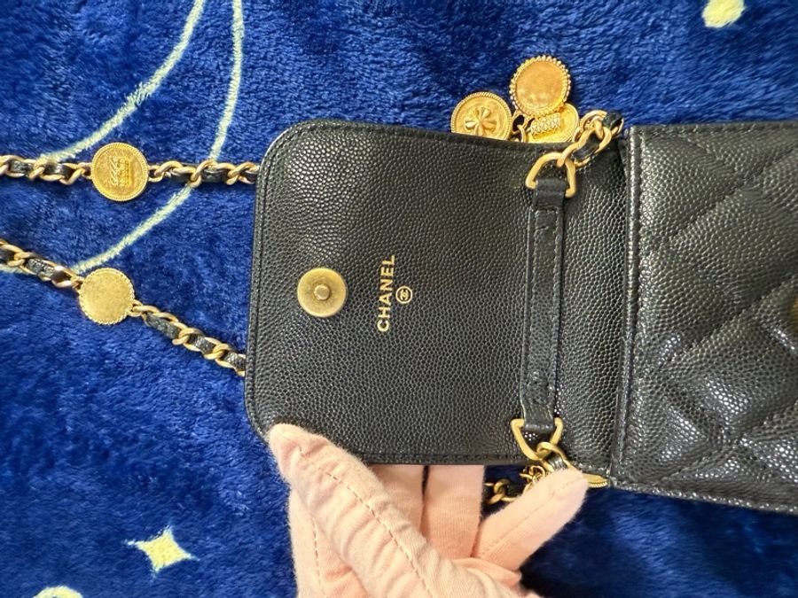 香奈兒 超仙!稀有金幣手機包 市面上少見! Chanel手機包-7