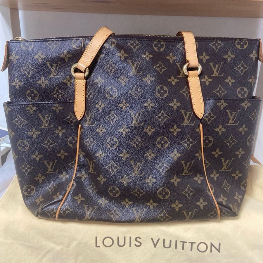 LV托特包 Totally Tote MM 經典老花 天心包-0