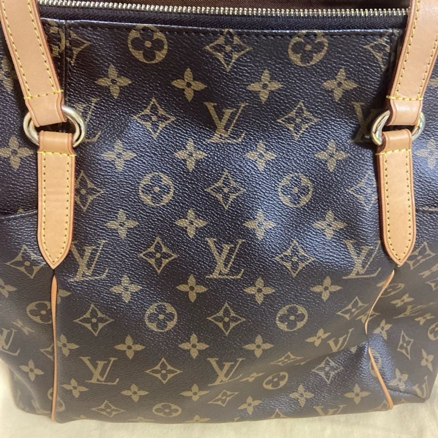 LV托特包 Totally Tote MM 經典老花 天心包-5