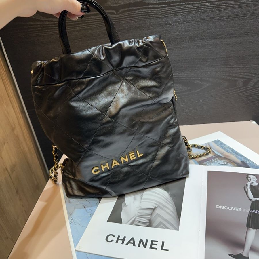 Chanel 22垃圾袋 手提後背包-0