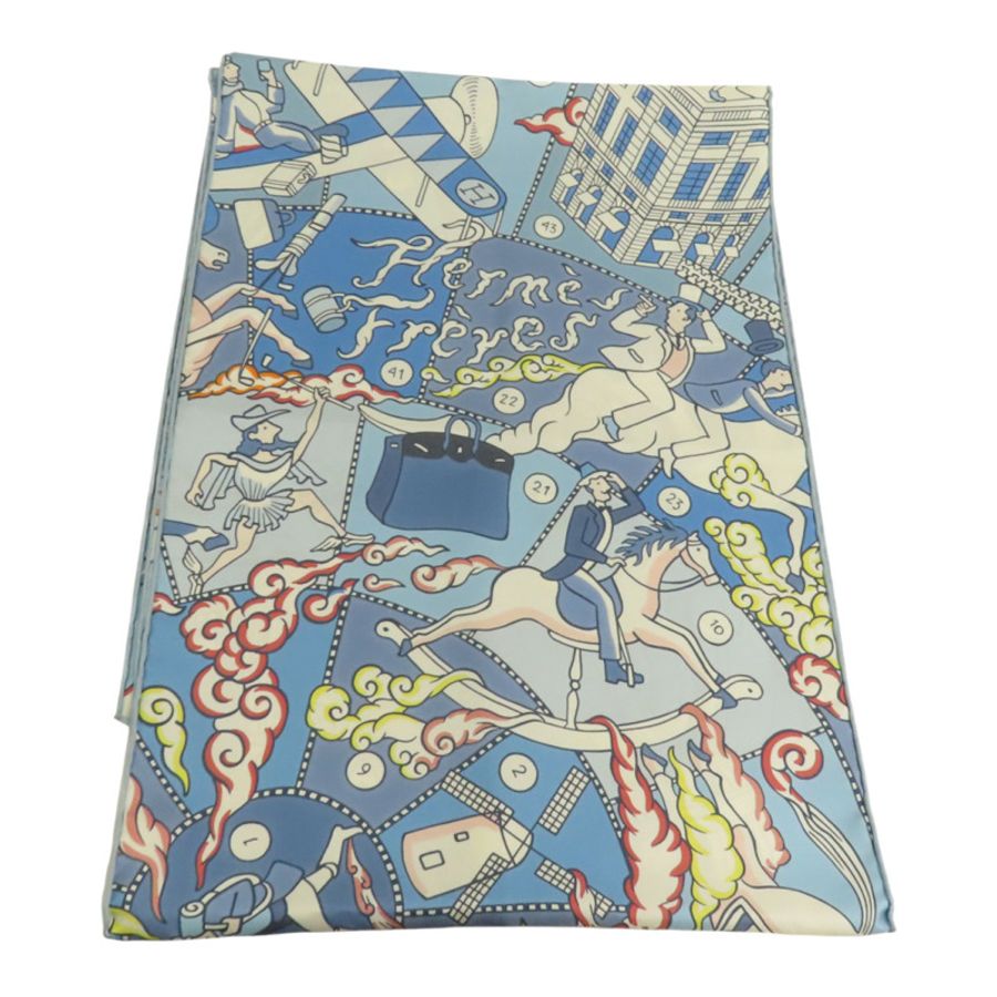HERMES 【Hermes Fair】絲質Maxi Twilly Scarf絲巾-6