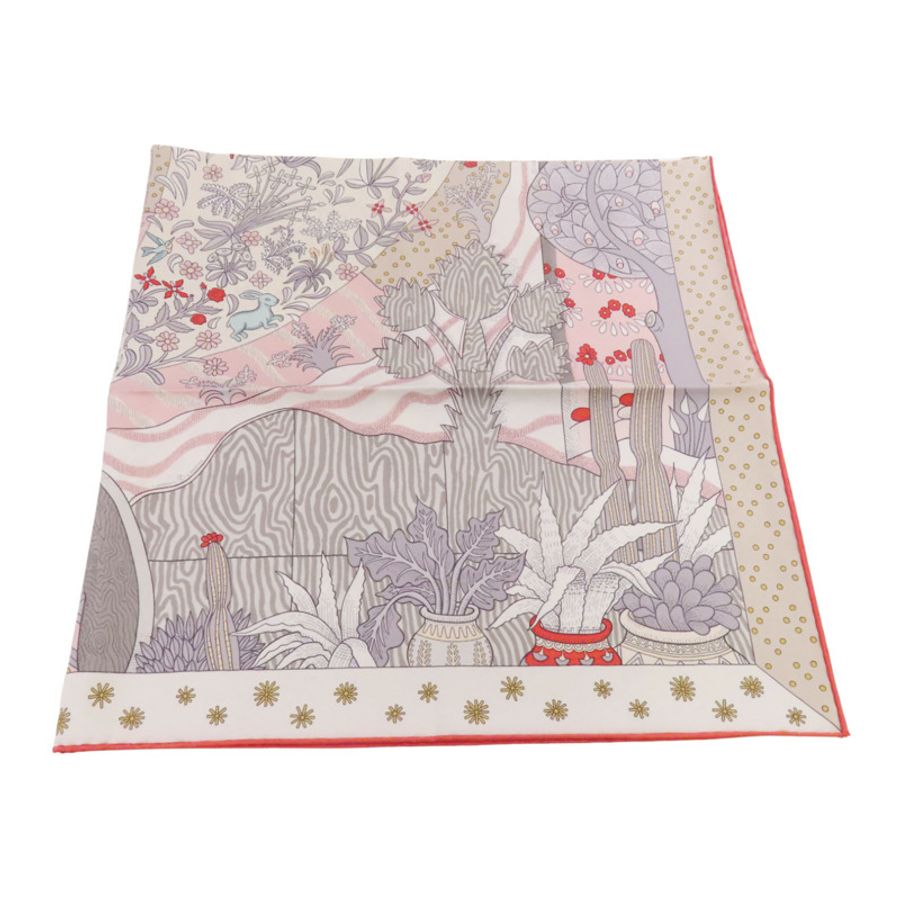HERMES 【Hermes Fair】絲質Scarf 90x90絲巾-1