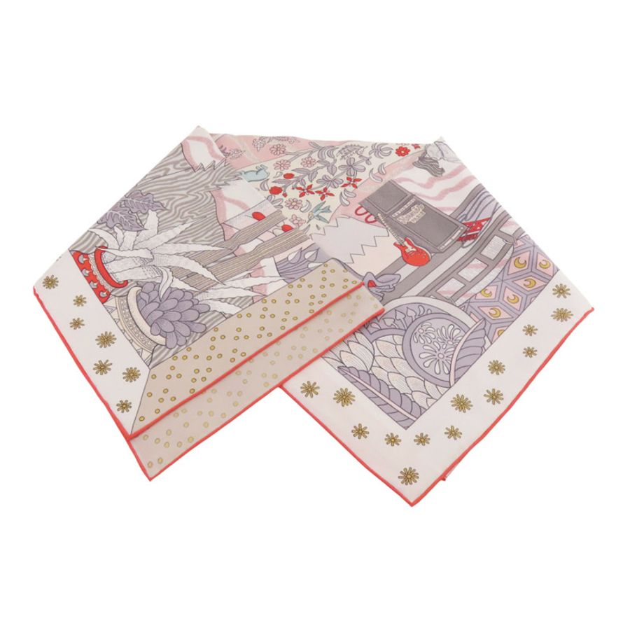 HERMES 【Hermes Fair】絲質Scarf 90x90絲巾-5