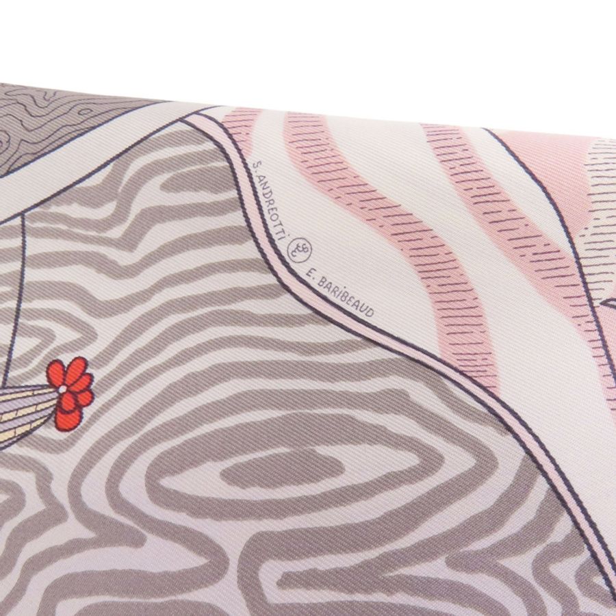 HERMES 【Hermes Fair】絲質Scarf 90x90絲巾-10