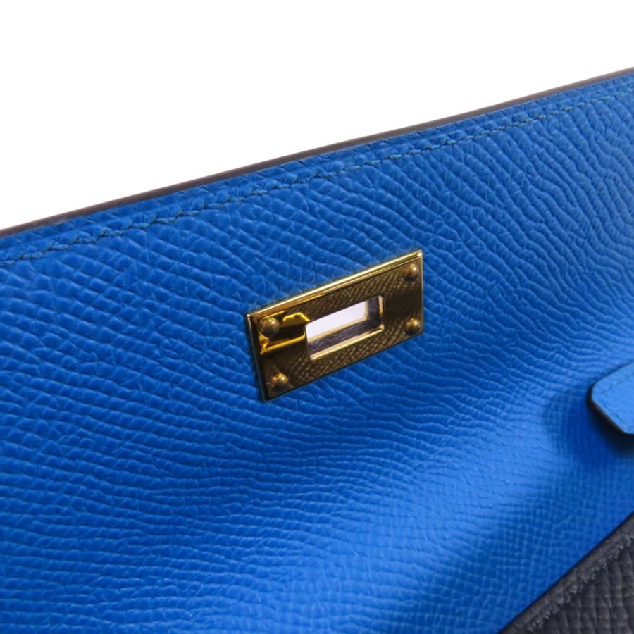 HERMES Epsom皮革Kelly To Go金扣肩背袋-16