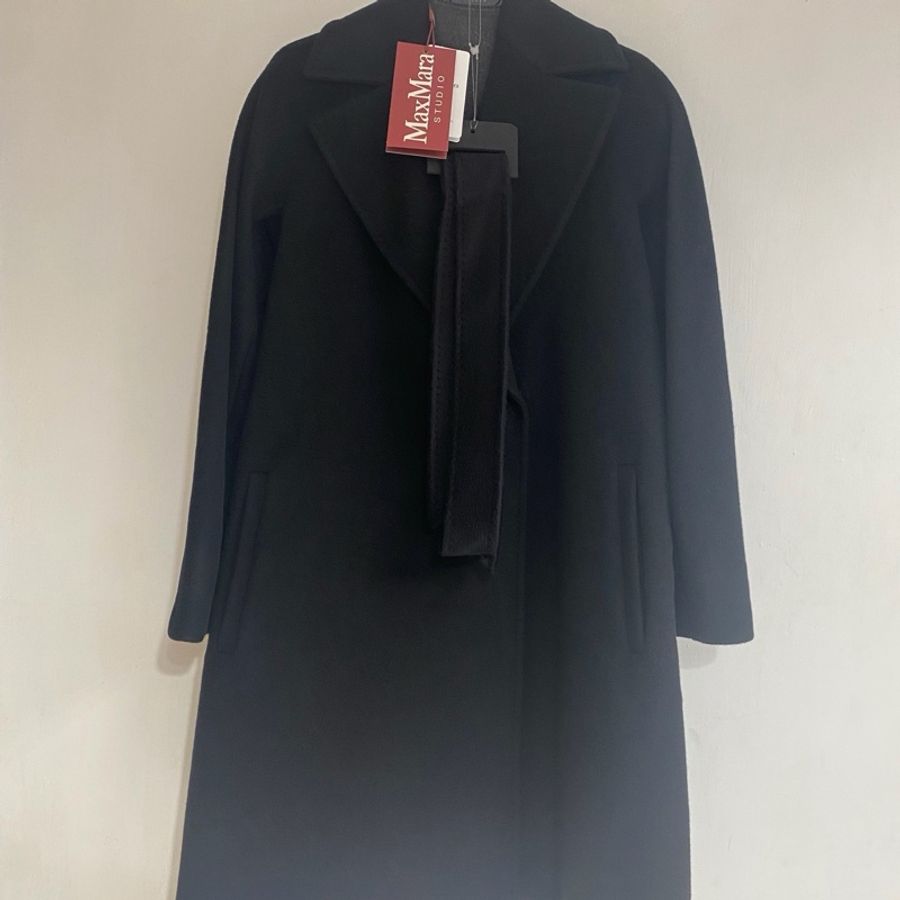 MaxMara -Dravenna 駝色羊毛大衣-4