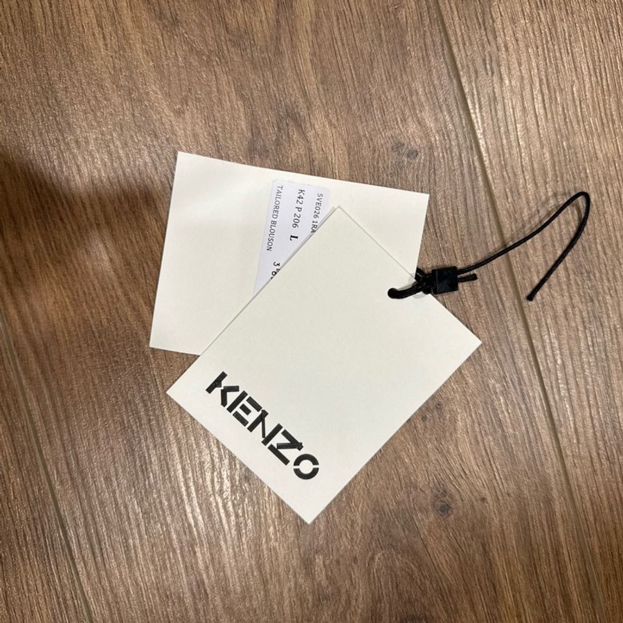 KENZO 法蘭絨沉穩灰平織外套-14