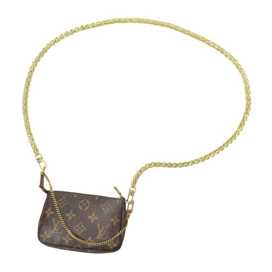 LOUIS VUITTON *自加鏈>送無品牌鏈帶* Pochette Accessoire 小手袋-0