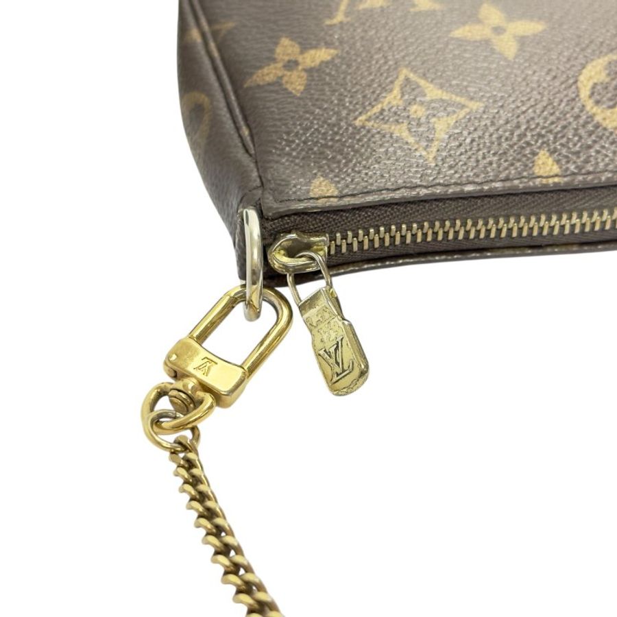 LOUIS VUITTON *自加鏈>送無品牌鏈帶* Pochette Accessoire 小手袋-14