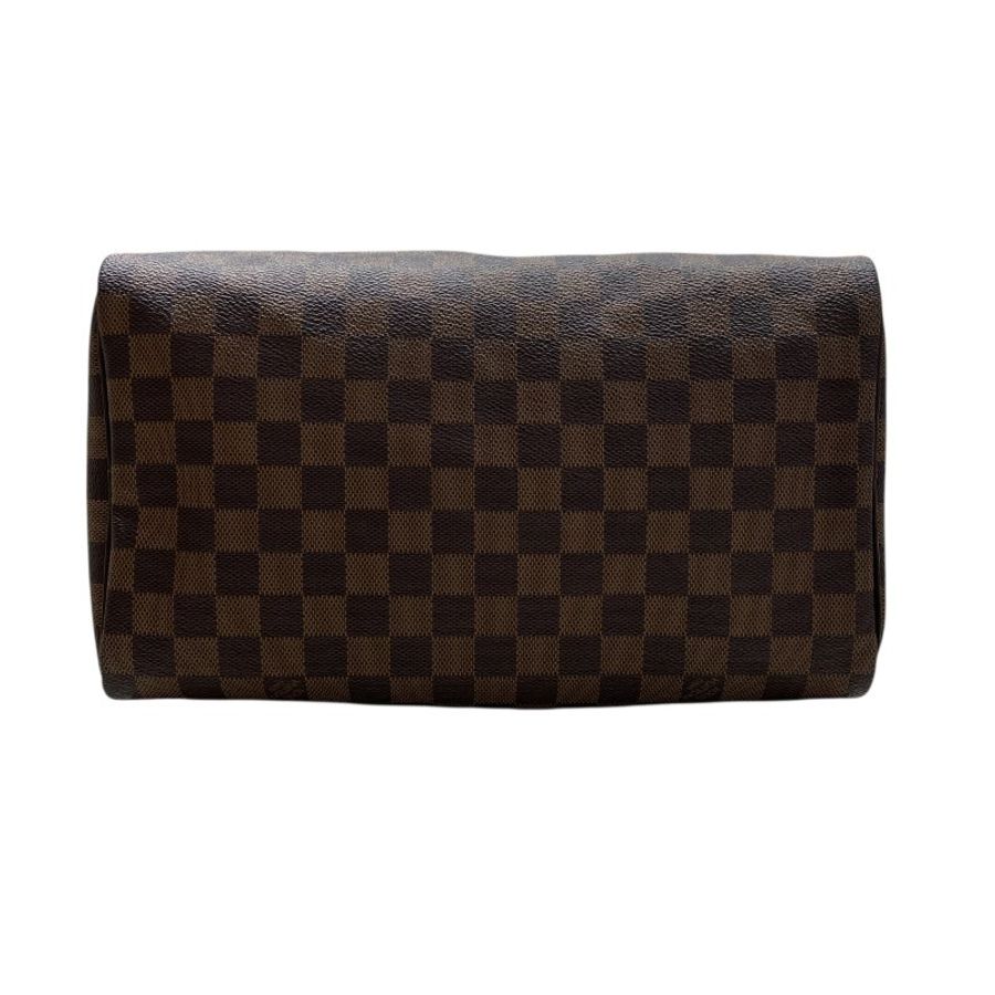 LOUIS VUITTON 路易威登 N41531 SPEEDY 30 波士頓包 棋盤格 棕色 金釦-4