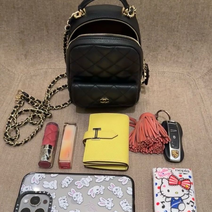 「M.Y精品」 Chanel 小香 膠膜在小書包 後背包 手提包-17