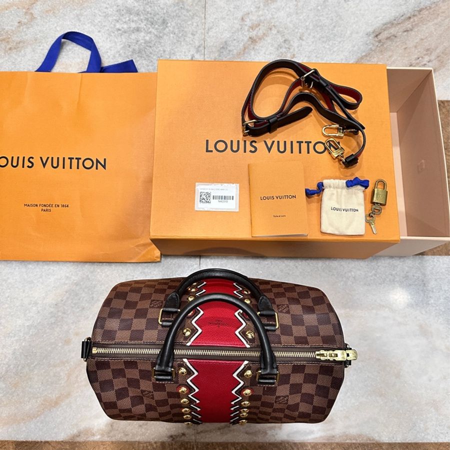 限量版LV speedy 30 少用近新限量版 不撞包-27