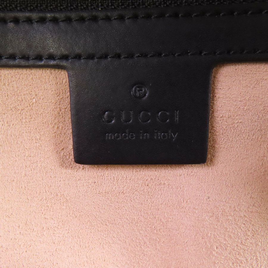 GUCCI 塗層帆布GG Supreme Backpack金扣背包-6