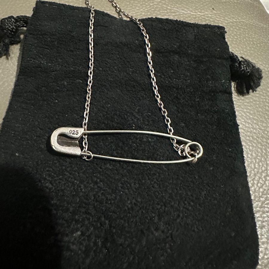克羅心 Chrome hearts 別針 迴紋針 大號 稀少單品 可當項鍊搭配-1